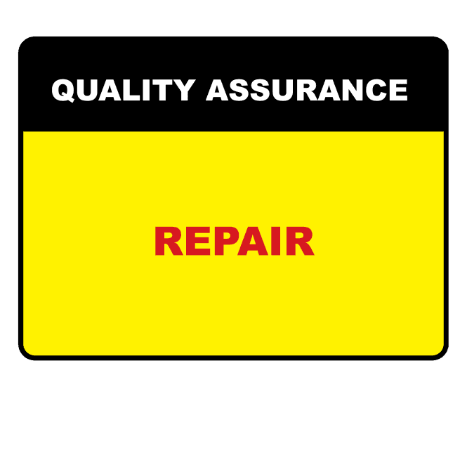 Repair - Quality Assurance Labels