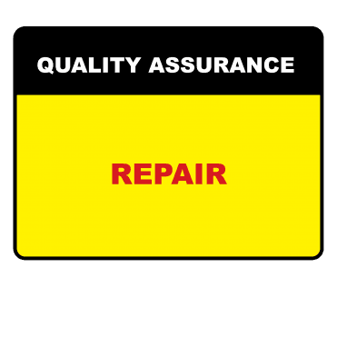 Repair - Quality Assurance Labels