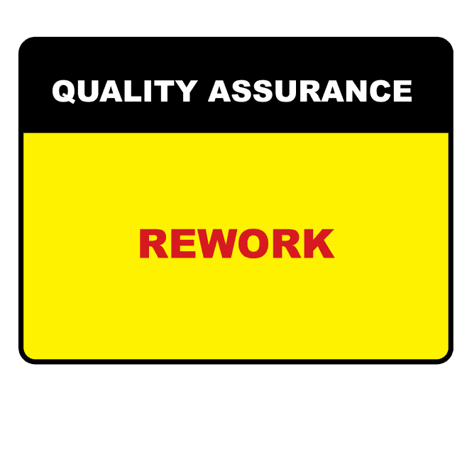 Rework - Quality Assurance Labels