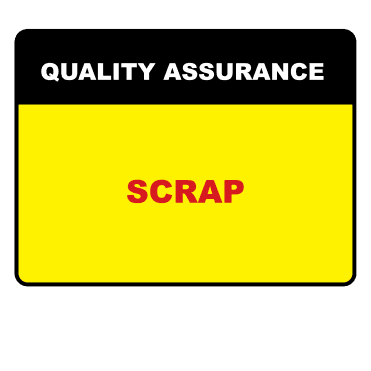 Scrap - Quality Assurance Labels
