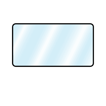 Small Clear Gloss Overlay Labels