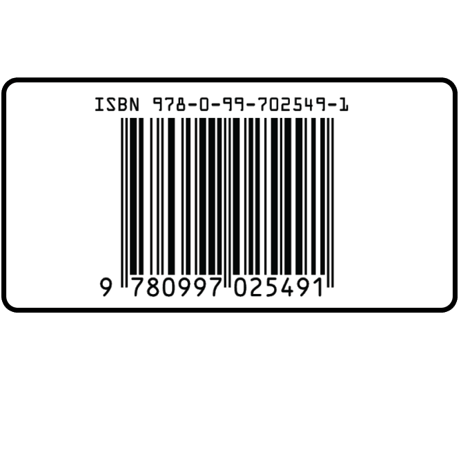 Standard ISBN Barcode Labels 