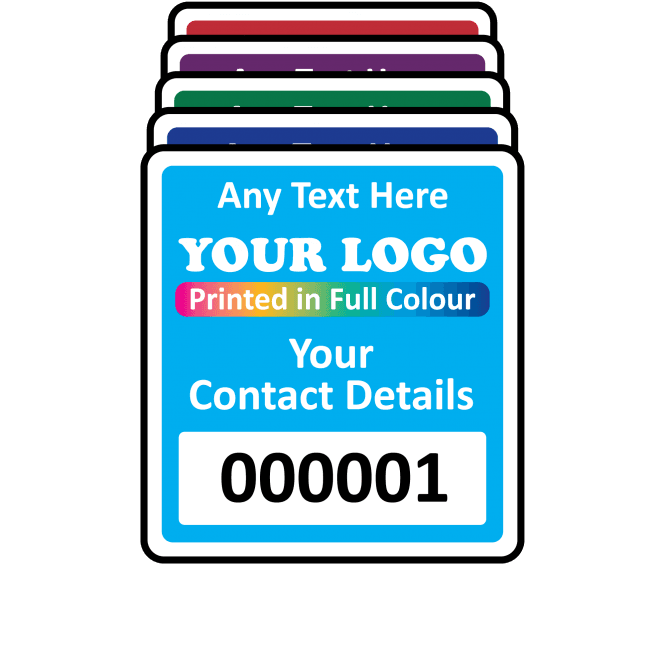 Super Stick Asset Labels Fully Customisable - Sticks to almost anything! Design 5