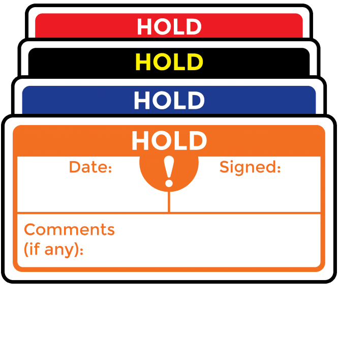 Super Stick Hold Labels - Variety of Colours