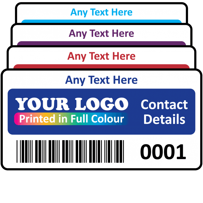 Super Stick Regular Asset Labels Fully Customisable - Sticks to almost anything! Design 2