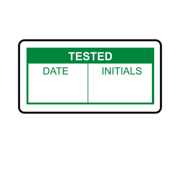 Tested Labels in Green