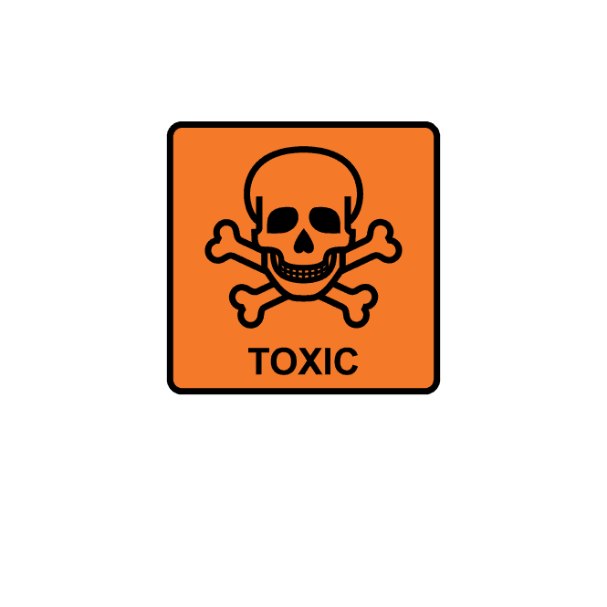 Toxic Labels - CHIP Regulation Labels - Small