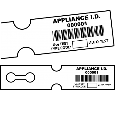 Tuff Tag Barcode Appliance ID Labels for Harsh Environments