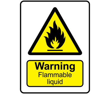Warning Flammable Liquid - Danger & Warning Labels