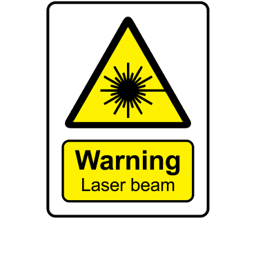 Warning Laser Beam - Danger & Warning Labels
