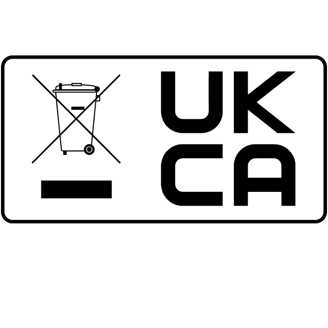 WEEE & UKCA Labels for UKCA Marking & Electronic Waste Disposal